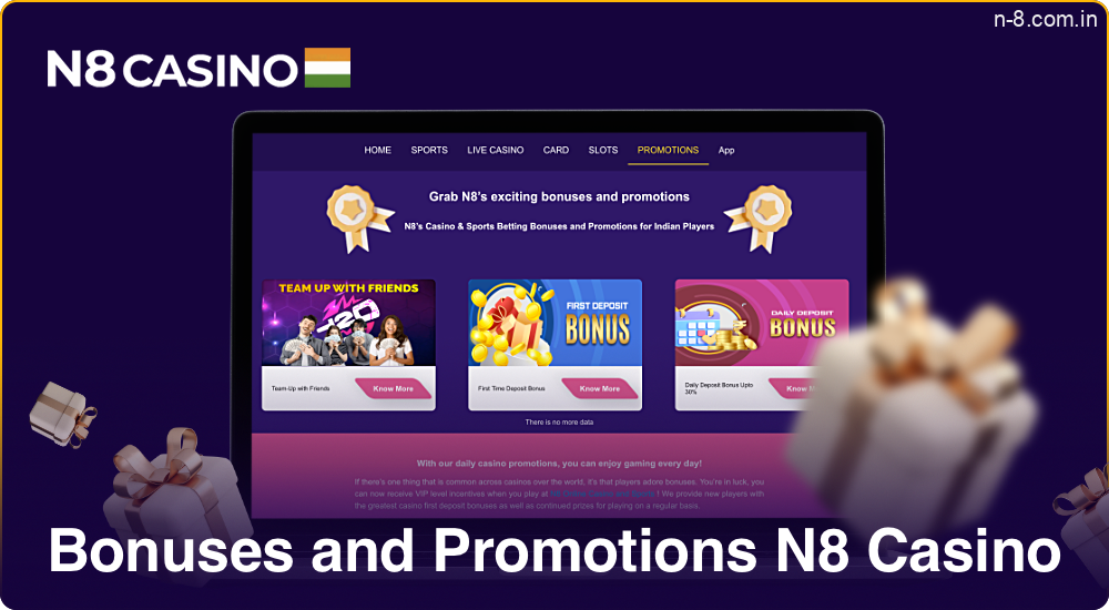 Explore Bonuses and Special Offers at N8 Casino