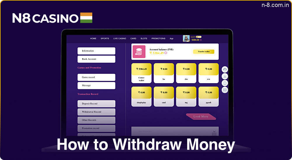 How to Withdraw Your Winnings at N8 Casino