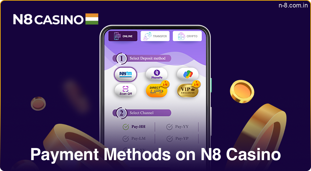 Flexible Payment Solutions for N8 Casino Users in India