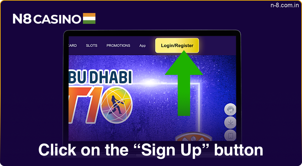 Click the 'Sign Up' button