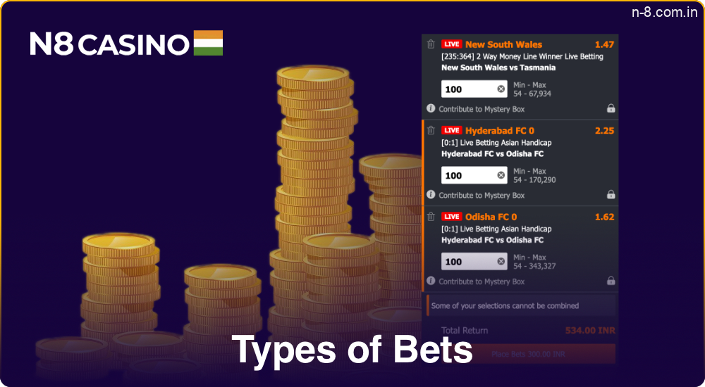 N8 users can choose from several different betting formats